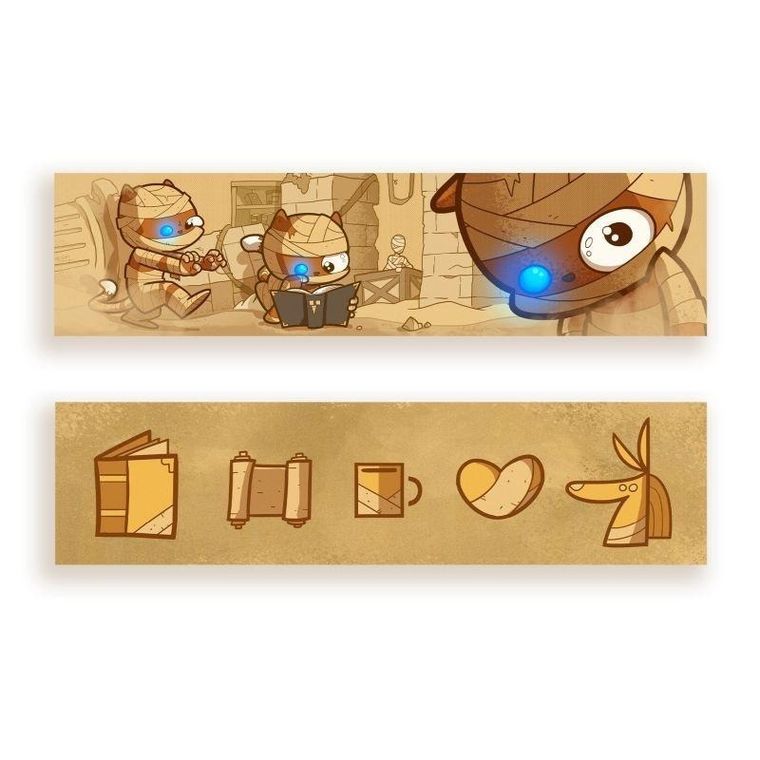 Molom, zakładka do książki, Mumia