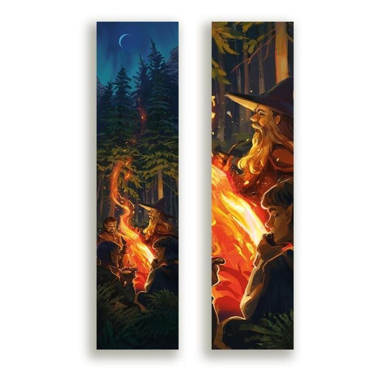 Molom, zakładka do książki, Niziołki