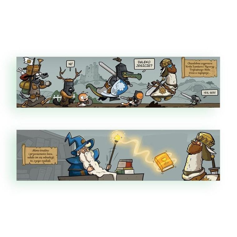 Molom, zakładka do książki, Święty Graal