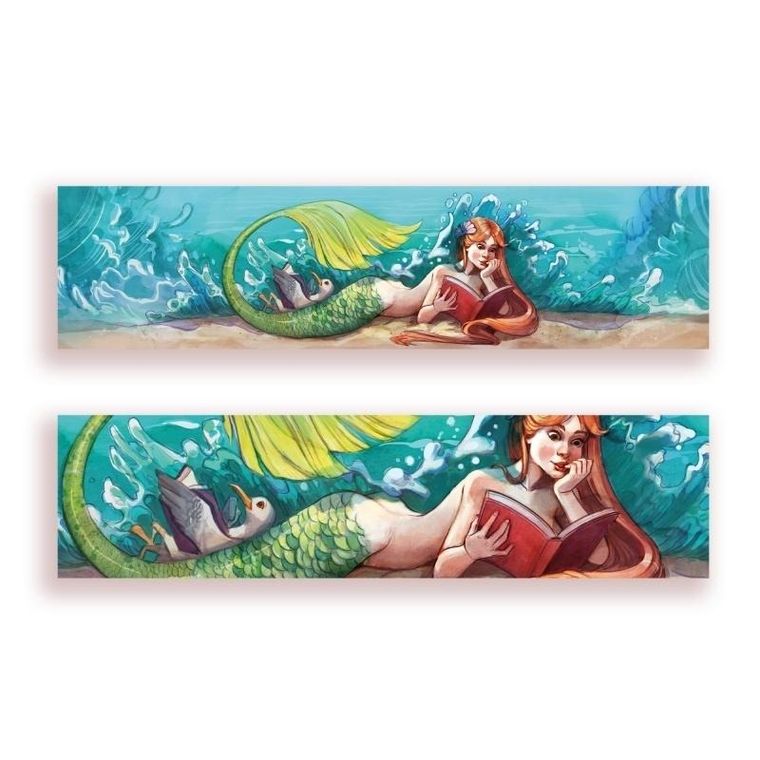 Molom, zakładka do książki, Syrena czytelniczka