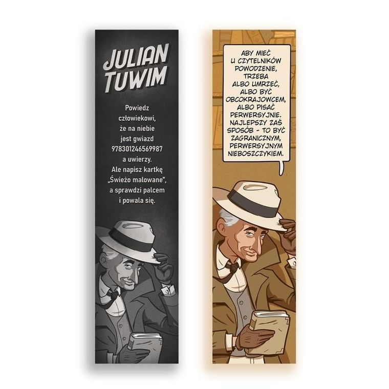 Molom, zakładka do książki, Tuwim