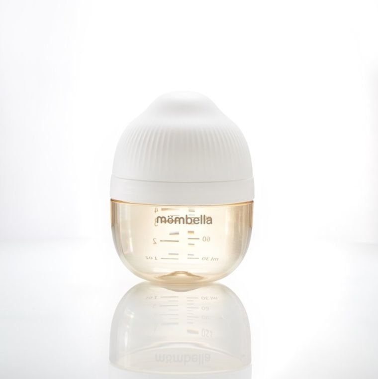 Mombella, Butelka antykolkowa dla noworodka, PPSU, Ivory, 120 ml