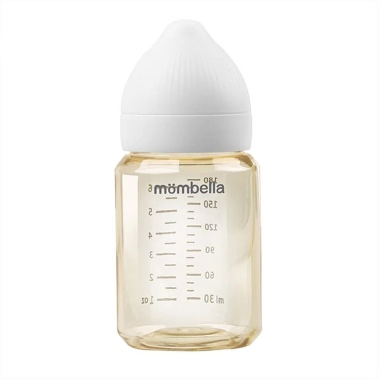 Mombella, Classic, butelka dla niemowlaka, antykolkowa, 3-6m, 180 ml