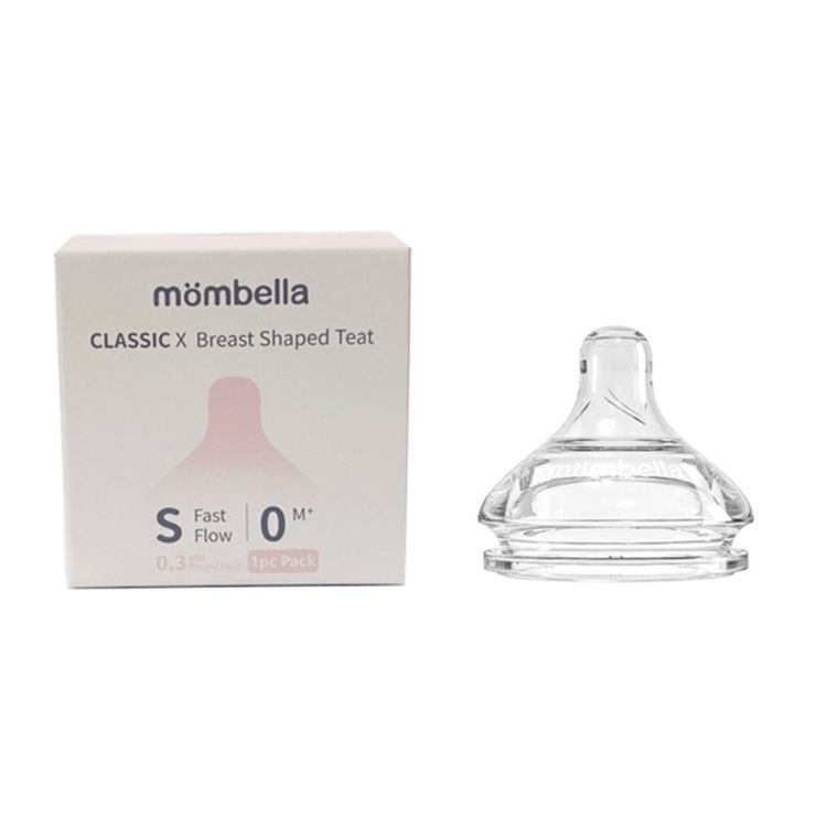 Mombella, Classic, smoczek do butelki antykolkowej, S