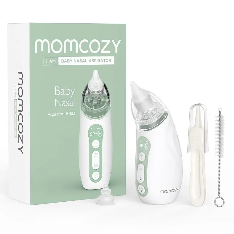 Momcozy, aspirator do nosa dla dzieci, zielony, BN02