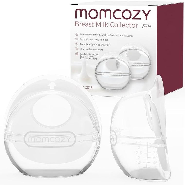 Momcozy, BC003, podwójny kolektor na mleko matki, 90 ml