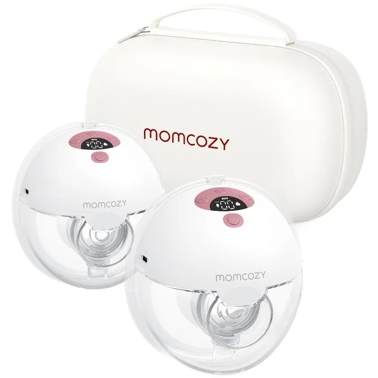 Momcozy, laktator podwójny, czerwony, 160 ml, M5