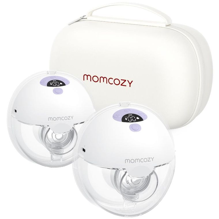 Momcozy, laktator podwójny, fioletowy, 160 ml, M5