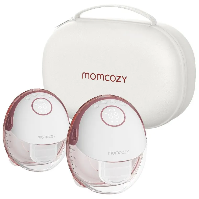 Momcozy, podwójny laktator, czerwony, 180 ml, M6