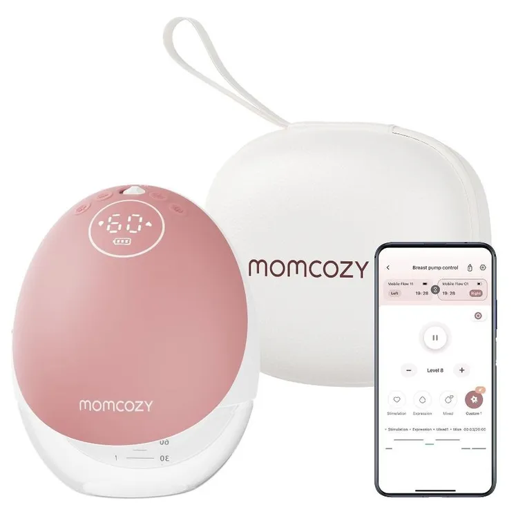 Momcozy, pojedynczy laktator, czerwony, 150 ml, M9