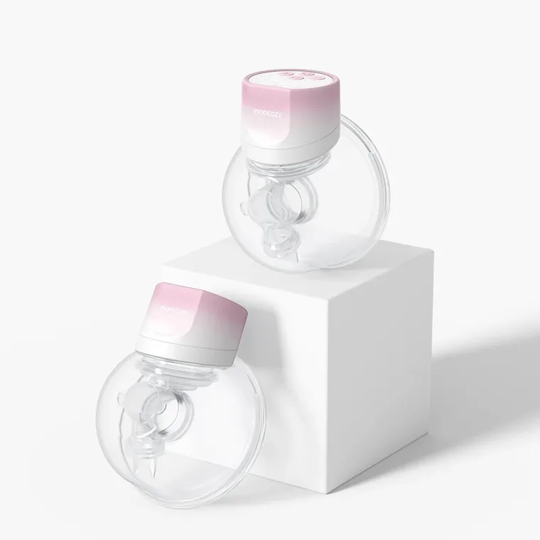 Momcozy, Pro, podwójny laktator, różowy, 180 ml, S12