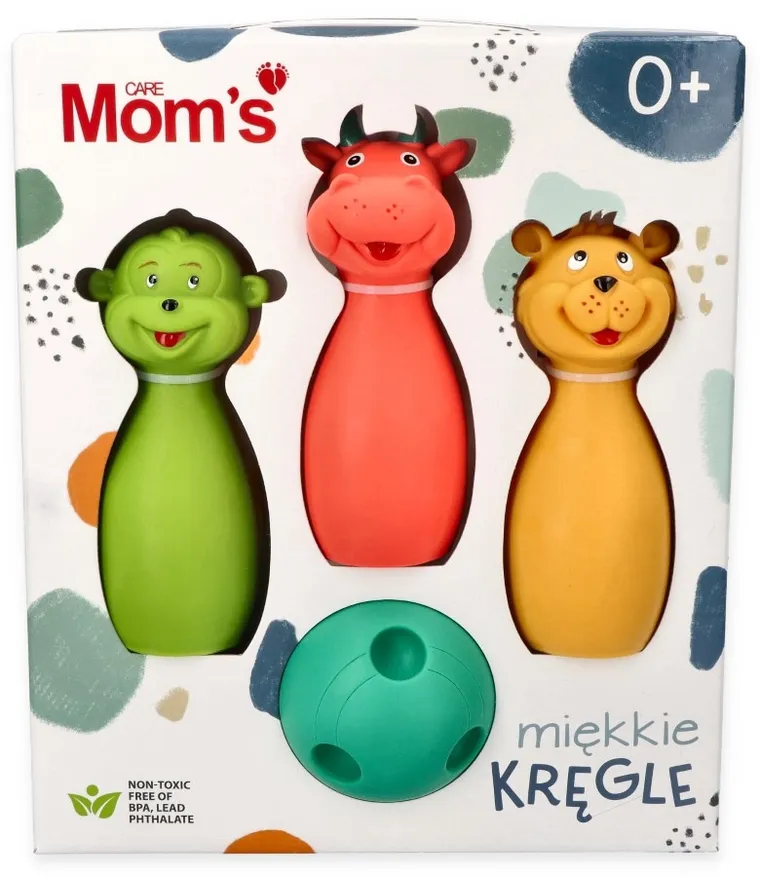Mom's Care, miękkie kręgle, 4 elementy