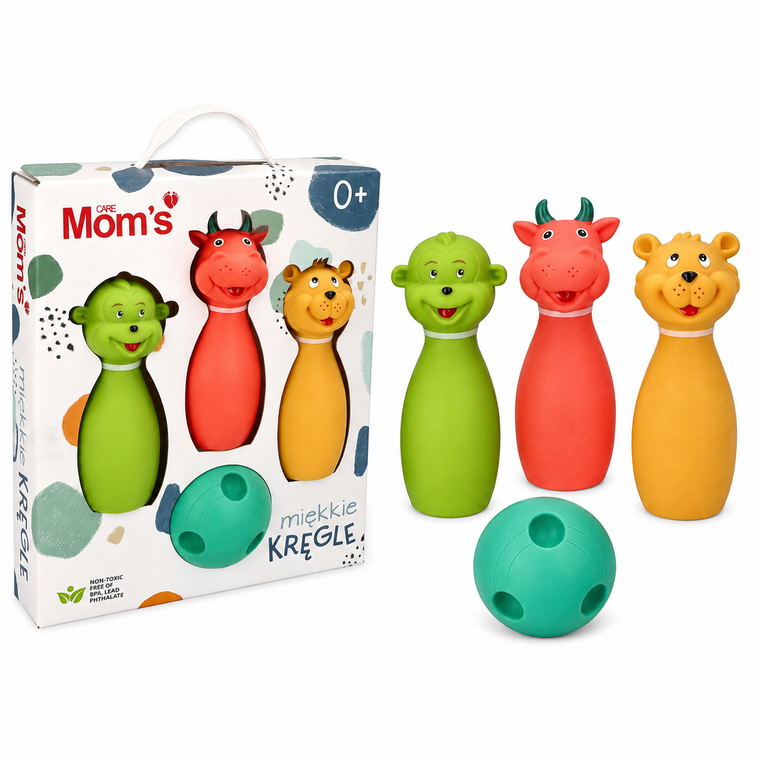 Mom's Care, miękkie kręgle, 4 elementy