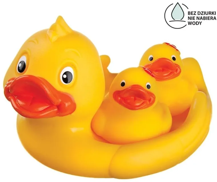 Mom's Care, mydelniczka kaczka, zabawka do kąpieli, 3 szt.
