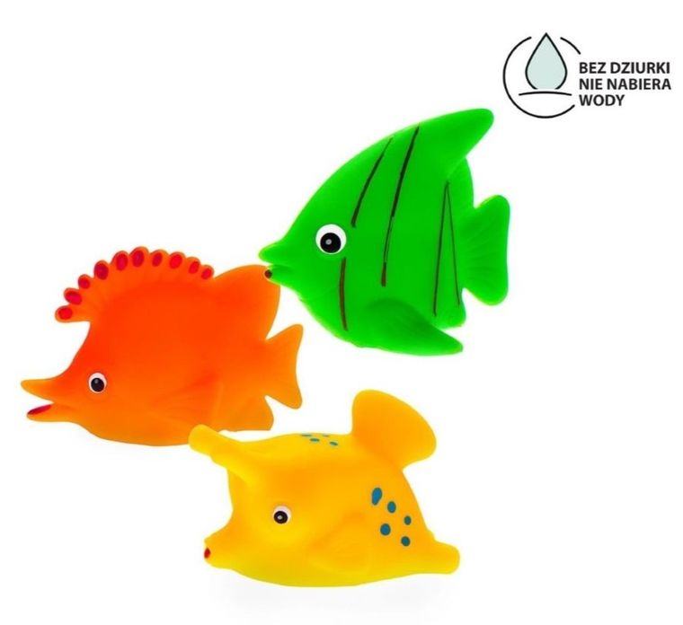 Mom's Care, rybki, zabawka do kąpieli, 3 szt.