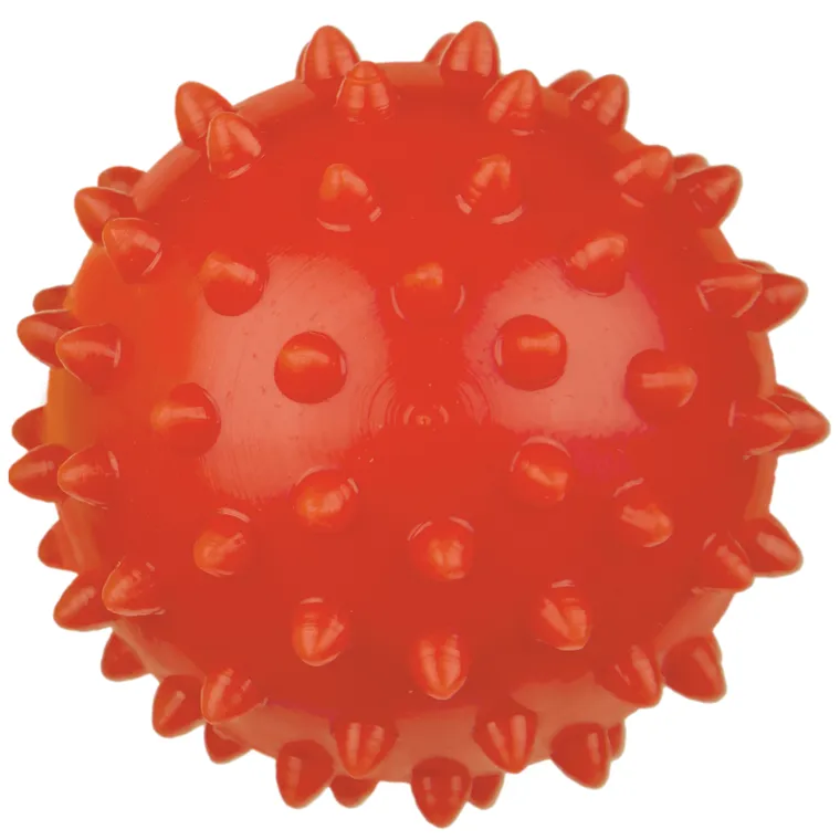 Mom's Care, Sensorky, jeżyk, piłeczka do masażu, piłeczka sensoryczna, czerwona