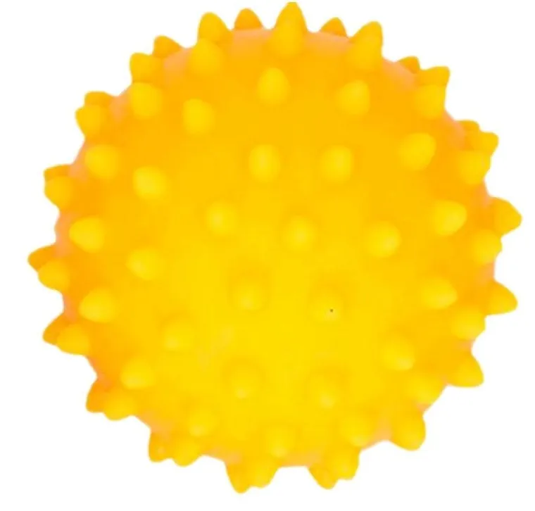Mom's Care, Sensorky, jeżyk, piłeczka do masażu, piłeczka sensoryczna, żółta