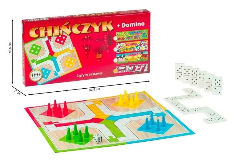Moneks, Chińczyk, Domino, gra familijna