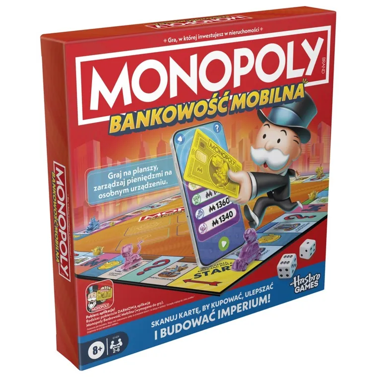 Monopoly, Bankowość mobilna, rodzinna gra ekonomiczna