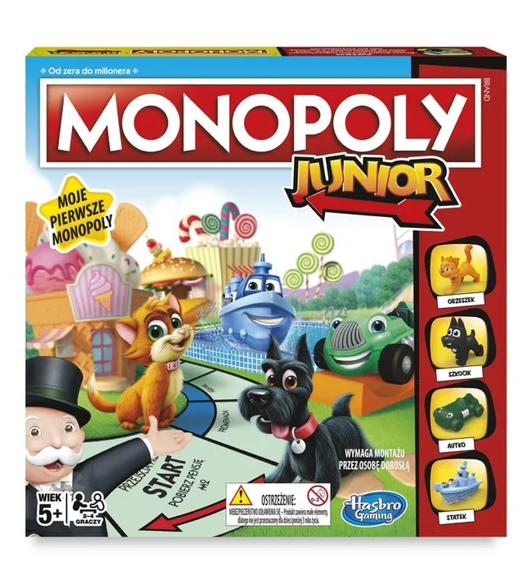 Monopoly, Junior, gra ekonomiczna