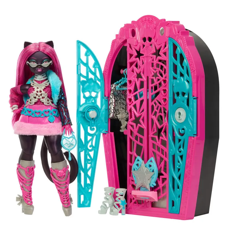 Monster High, Straszysekrety, Seria 6, lalka Catty Noir