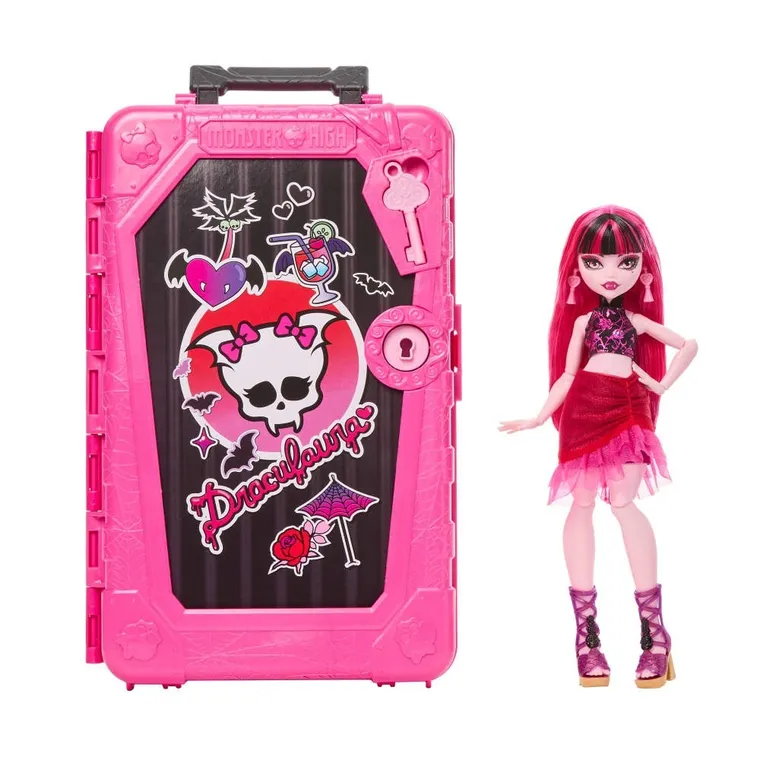 Monster High, Straszysekrety Seria 7, Draculaura, lalka i akcesoria