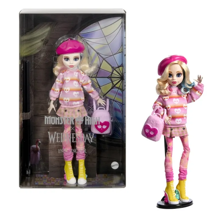 Monster High x Wednesday, Enid, lalka kolekcjonerska