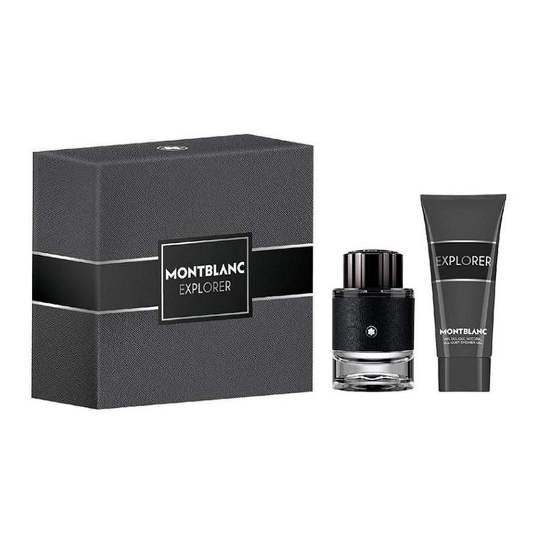 Mont Blanc, Explorer, zestaw: woda perfumowana, spray, 60 ml + żel pod prysznic, 100 ml