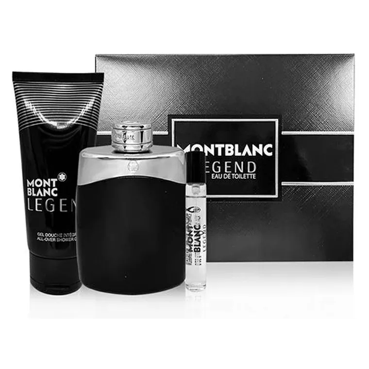 Mont Blanc, Legend, zestaw, woda toaletowa, 100 ml + woda toaletowa, 7,5 ml + żel pod prysznic, 100 ml