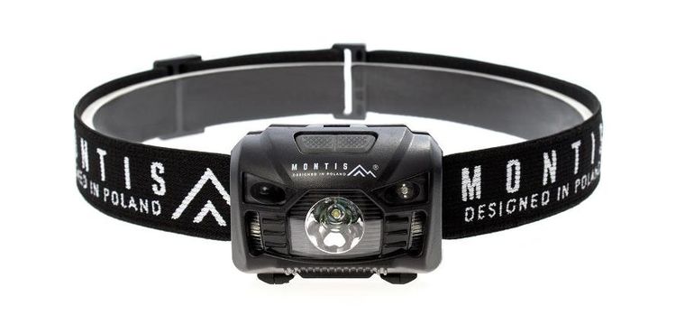 Montis, latarka czołowa, akumulatorowa, LED, sensor ruchu, MT001