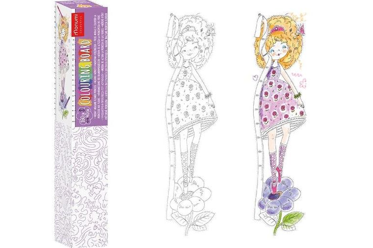 Monumi, koloromiarka XXL, kwiatowa królewna