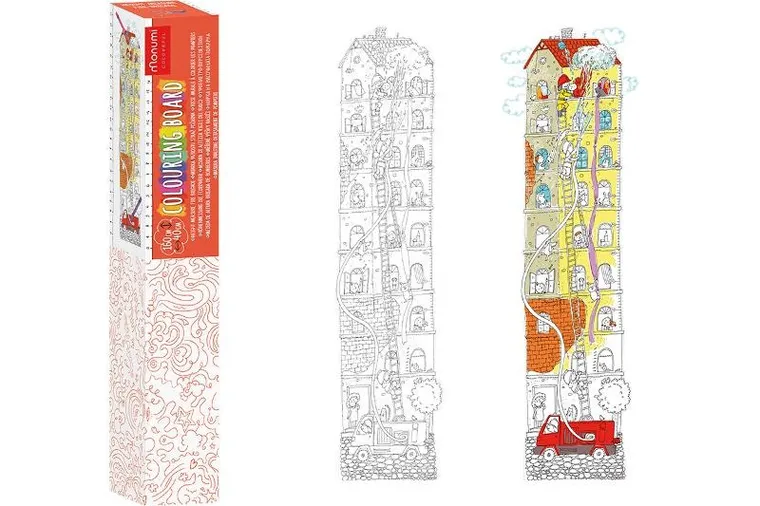 Monumi, koloromiarka XXL, straż pożarna