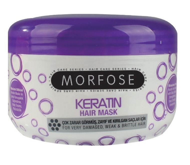 Morfose, Keratin Hair Mask, maska do włosów zniszczonych, 500 ml