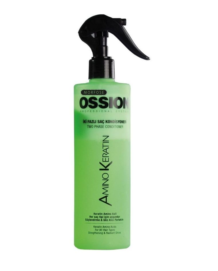 Morfose, Ossion Amino Keratin, dwufazowa odżywka do włosów, 400 ml