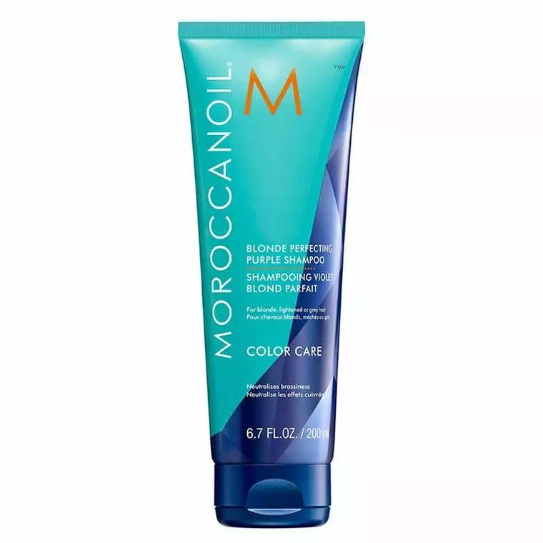 Moroccanoil, Blonde Perfecting Purple Shampoo, fioletowy szampon do włosów, 200 ml