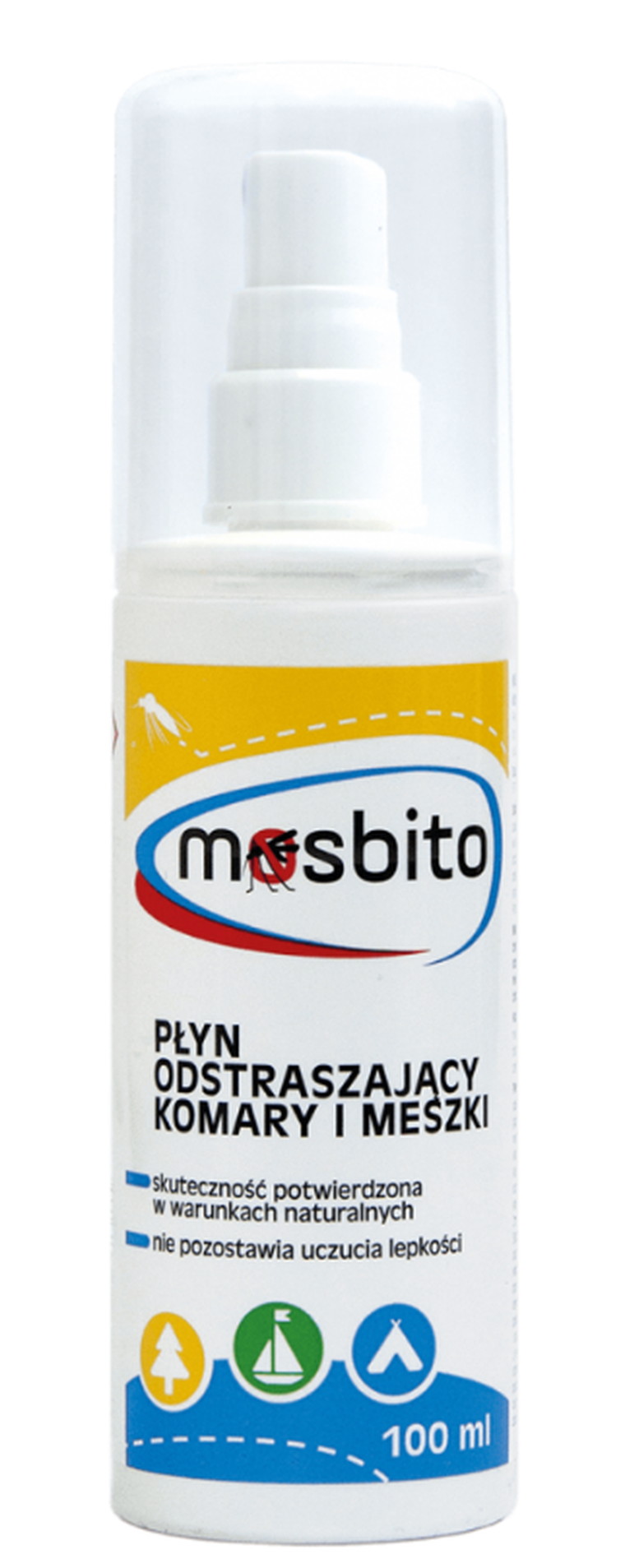 Mosbito, płyn odstraszający komary i meszki, 100 ml