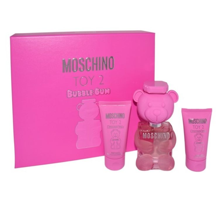 Moschino, Toy2 Bubble Gum, zestaw, woda toaletowa, 50 ml + balsam, 50 ml + żel pod prysznic, 50 ml