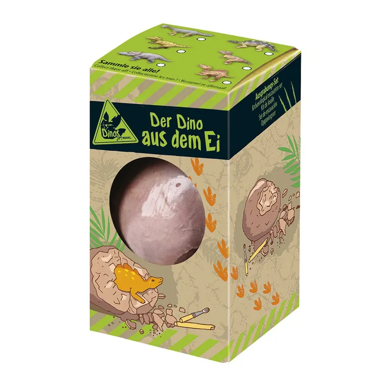 Moses, dinozaury, jajko wykopaliska, figurka dinozaura, zestaw naukowy