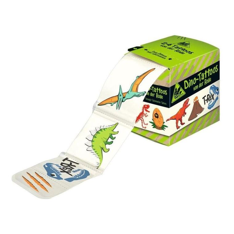 Moses, Dinozaury, tatuaże na rolce