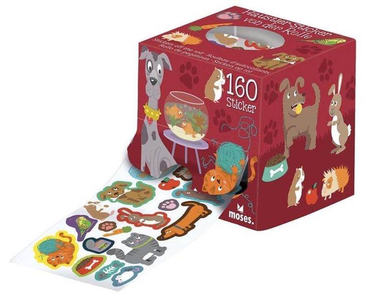 Moses, naklejki na rolce, Zwierzęta