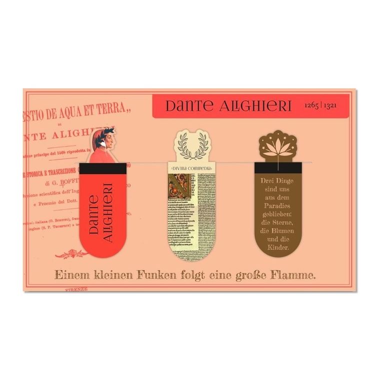 Moses, zakładki magnetyczne, Dante Alighieri