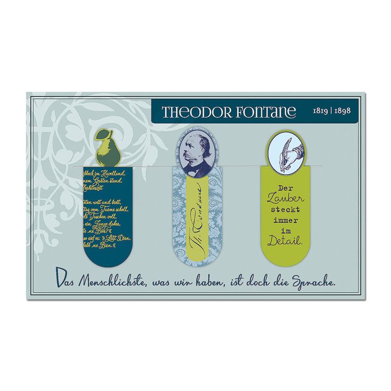 Moses, zakładki magnetyczne do książki, Theodor Fontane