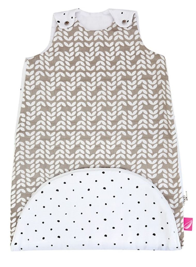 Motherhood, Classics Beżowy 2023, Zip-A Round, śpiworek muślinowy 2w1, TOG 0.5, 3-18 m