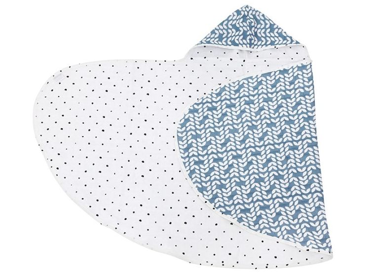 Motherhood, Classics Niebieski 2023, okrycie kąpielowe, muślinowe, 65-130 cm