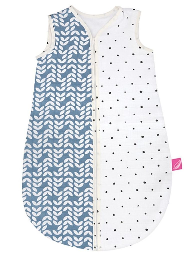 Motherhood, Classics Niebieski 2023, śpiworek muślinowy, TOG 0.5, 6-18 m