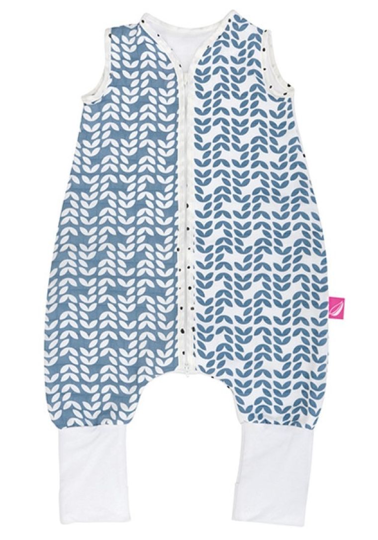 Motherhood, Classics Niebieski 2023, śpiworek muślinowy z nogawkami, TOG 0.5, 12-30 m