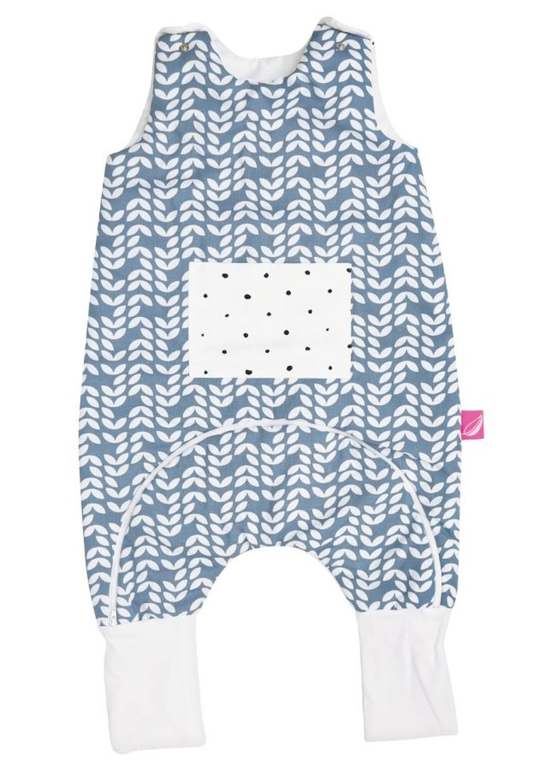 Motherhood, Classics Niebieski 2023, śpiworek z nogawkami i kieszonką, ocieplany, TOG 2, 18-30 m