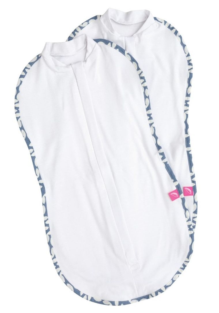 Motherhood, Classics Niebieski 2023, Zip&Swaddle, śpiworek, otulak, 0-2 m, 2 szt.