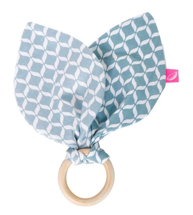 Motherhood, Classics Niebieski, gryzak drewniany