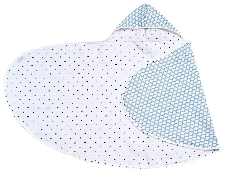 Motherhood, Classics Niebieski, ręcznik niemowlęcy, muślinowy, 65-130 cm